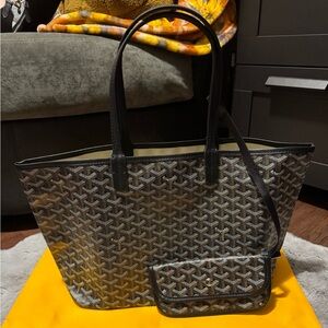 Black Goyard Tote